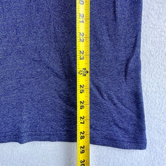 NWT Michael Stars Tunic Womens Medium Blue Top Layer Shiny Preppy Y2k Retro - Picture 7 of 14